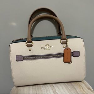 Coach Rowan Satchel In Colorblock
